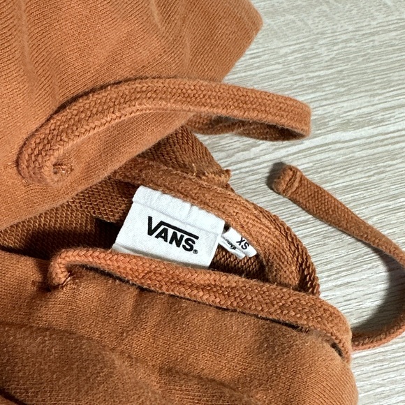 Vans Burnt Orange Hoodie Women’s Extra Small - Picture 3 of 3